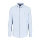 Emporio Armani 8N1C09 L/S Shirt - 0785 Azure Bl - Escape Menswear