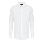 Emporio Armani 8N1C09 L/S Shirt - 100 White - Escape Menswear