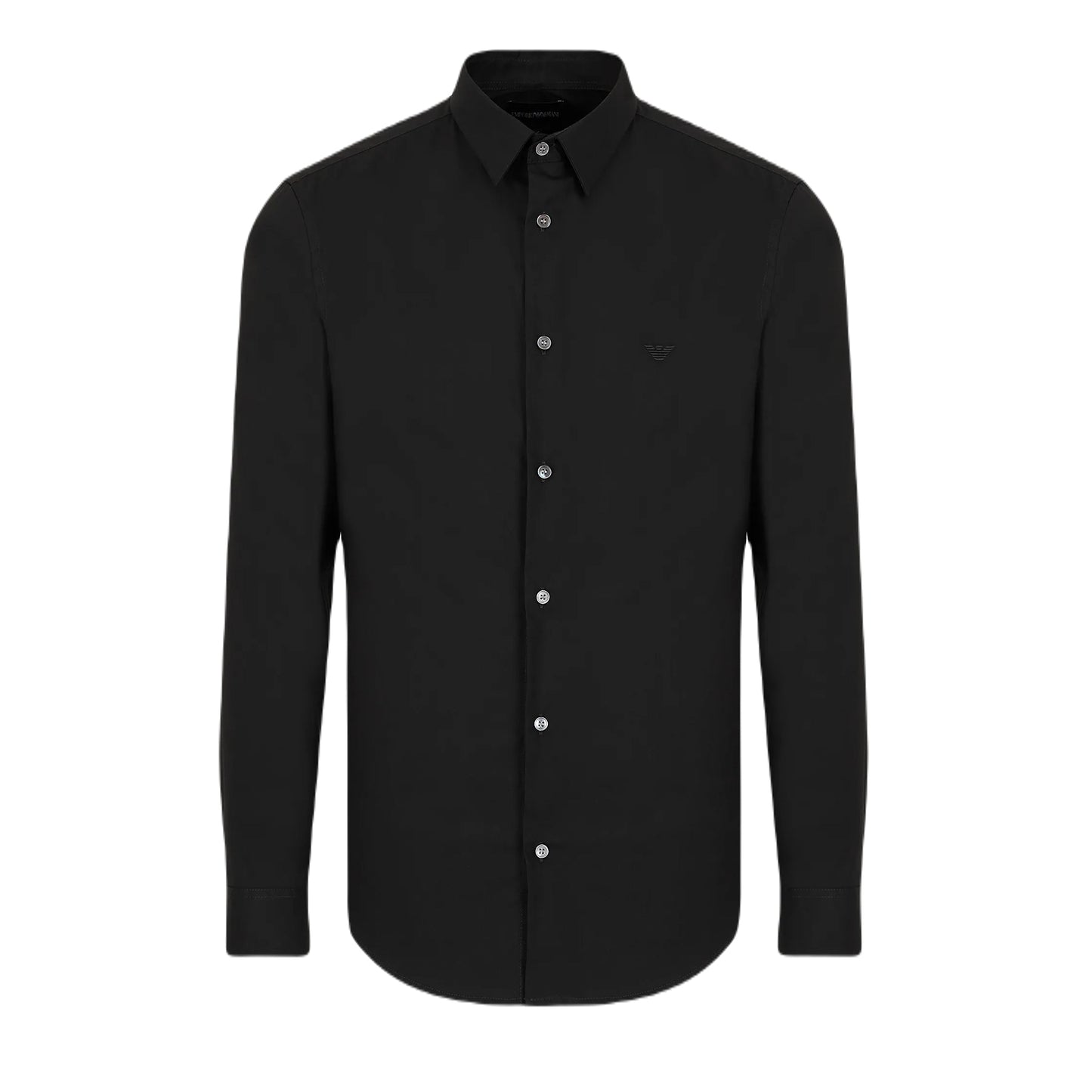 Emporio Armani 8N1C09 L/S Shirt - 999 Black - Escape Menswear
