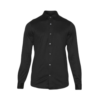 Emporio Armani 8N1CG1 L/S Shirt - 999 Black - Escape Menswear