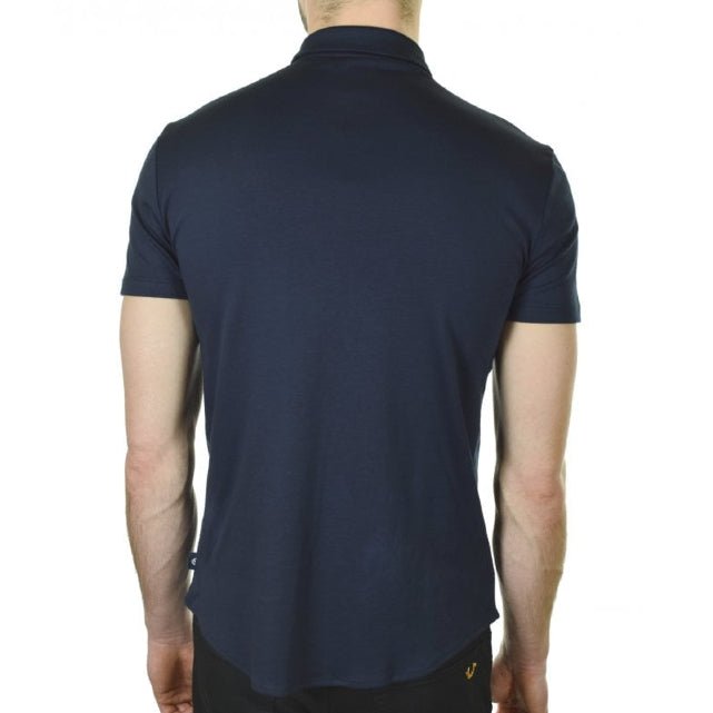 Emporio Armani 8N1CH5 S/S Shirt - 922 Navy - Escape Menswear