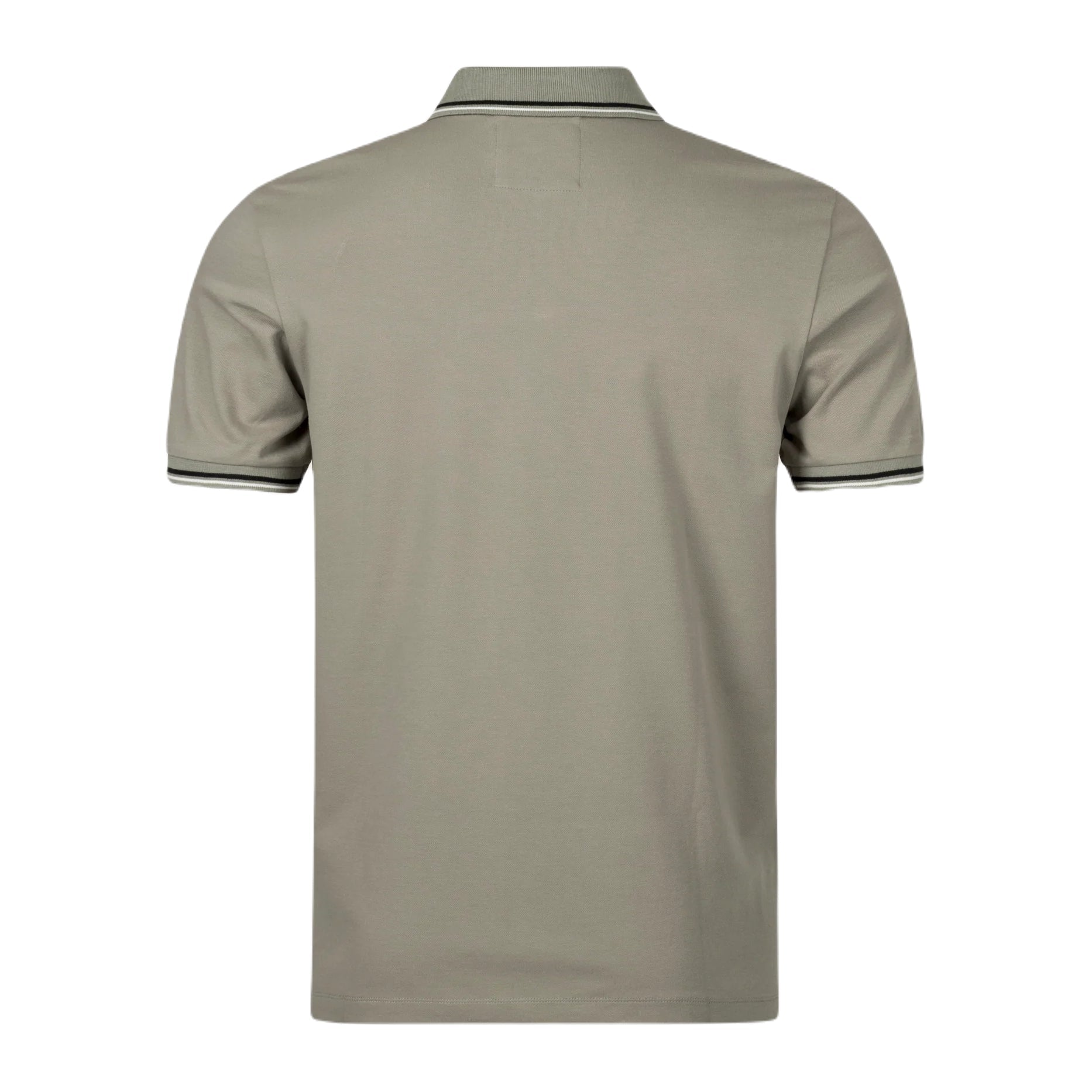 Emporio Armani 8N1FB3 Tip Polo Shirt - 643 Greige - Escape Menswear