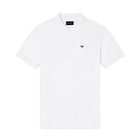 Emporio Armani 8N1FQ2 Mercerised Polo Shirt - 100 White - Escape Menswear