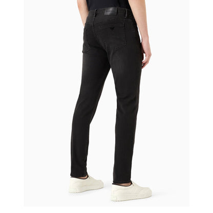 Emporio Armani 8N1J11 1DHDZ Denim Jean - 0005 Black - Escape Menswear