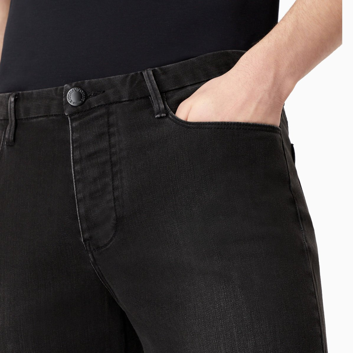 Emporio Armani 8N1J11 1DHDZ Denim Jean - 0006 Den Nero - Escape Menswear