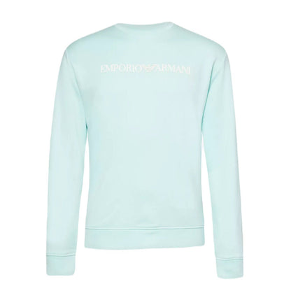 Emporio Armani 8N1MR6 Sweatshirt - 767 Aqua - Escape Menswear