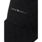 Emporio Armani All - Over Eagle Jacquared Cap - 020 Black - Escape Menswear
