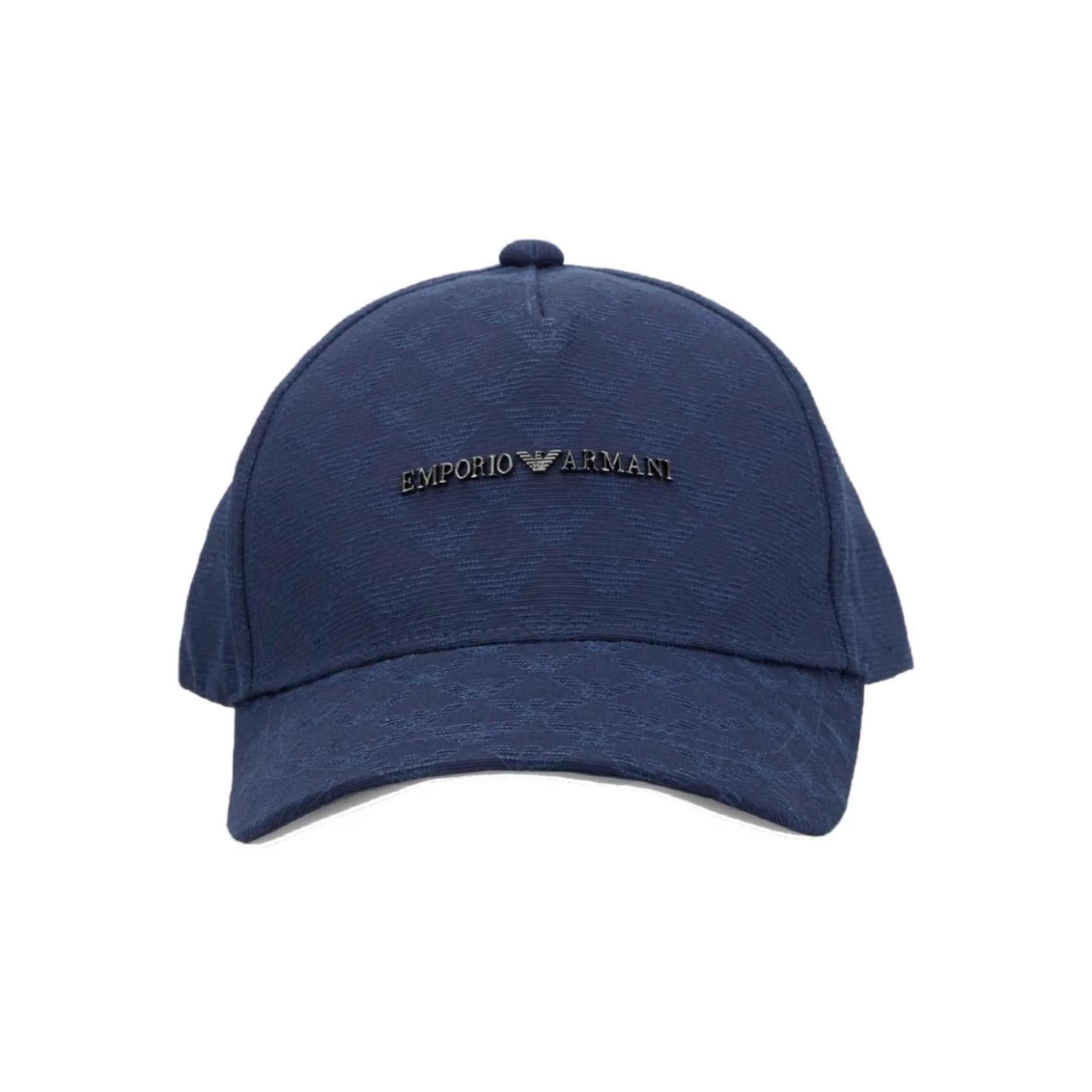 Emporio Armani All - Over Eagle Jacquared Cap - 033 Blue - Escape Menswear