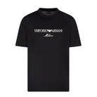 Emporio Armani ASV Embroidery T-Shirt - Black - Escape Menswear