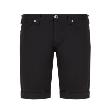 Emporio Armani Chino Shorts - Black - Escape Menswear