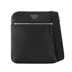 Emporio Armani Eagle Plate Shoulder Bag - Black - Escape Menswear
