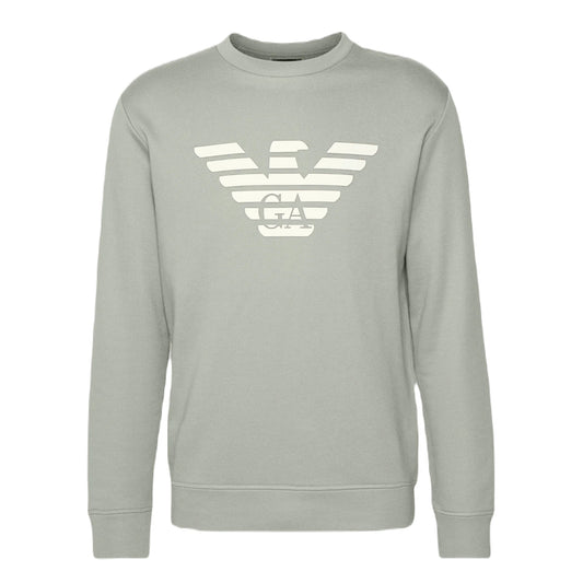 Emporio Armani Eagle Sweatshirt - 594 Salvia - Escape Menswear