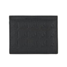 Emporio Armani Embossed Eagle Card Holder - 001 Black - Escape Menswear
