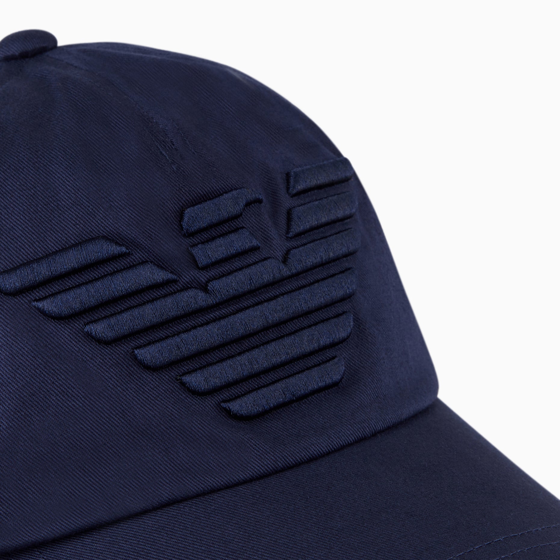 Emporio Armani Embroidered Eagle Cap - 235 Blue - Escape Menswear