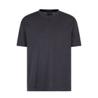 Emporio Armani Jacquard T-Shirt - Black - Escape Menswear