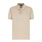 Emporio Armani Jersey Polo Shirt - Roasted Cashew - Escape Menswear
