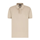 Emporio Armani Jersey Polo Shirt - Roasted Cashew - Escape Menswear