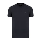 Emporio Armani Logo Patch T-Shirt - Navy Blue - Escape Menswear