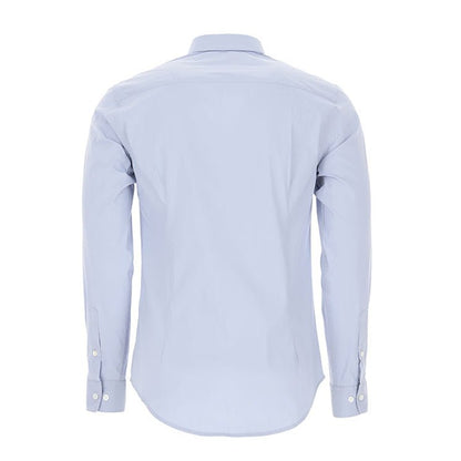Emporio Armani Long Sleeve Shirt - Lilac Grey - Escape Menswear