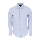 Emporio Armani Long Sleeve Shirt - Lilac Grey - Escape Menswear