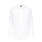 Emporio Armani Long Sleeve Shirt - White - Escape Menswear