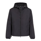 Emporio Armani Nylon Jacquard Eagle Jacket - F052 Black - Escape Menswear