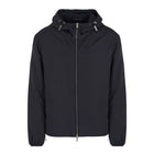 Emporio Armani Nylon Jacquard Eagle Jacket - F995 Navy - Escape Menswear