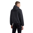 Emporio Armani Nylon Jacquard Eagle Jacket - F995 Navy - Escape Menswear