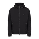 Emporio Armani Nylon Logo Patch Jacket - 999 Black - Escape Menswear