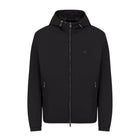 Emporio Armani Nylon Logo Patch Jacket - 999 Black - Escape Menswear