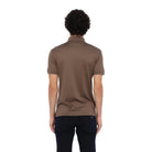 Emporio Armani Short Sleeve Jersey Polo - 195 Chocolate - Escape Menswear