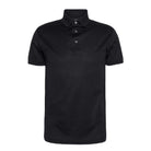 Emporio Armani Short Sleeve Jersey Polo - Black - Escape Menswear