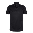 Emporio Armani Short Sleeve Jersey Polo - Black - Escape Menswear