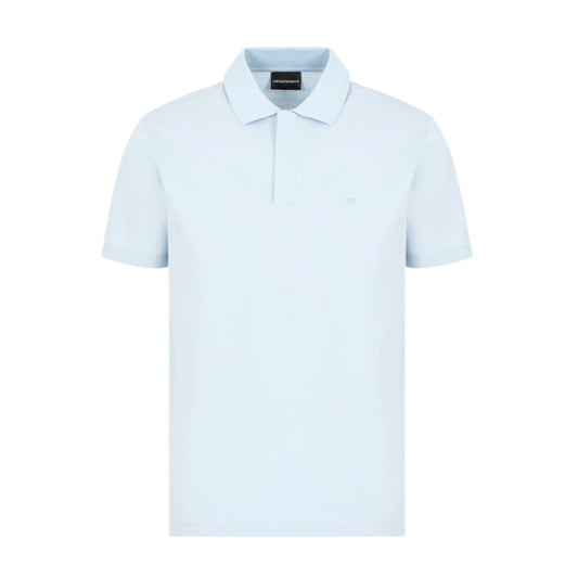 Emporio Armani Travel Essential Polo Shirt - Pearl Blue - Escape Menswear