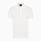 Emporio Armani Travel Essential Polo Shirt - Snow White - Escape Menswear