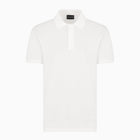 Emporio Armani Travel Essential Polo Shirt - Snow White - Escape Menswear