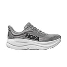 Hoka Bondi 9 Road Running Shoes - Galactic Grey /Stellar Grey - Escape Menswear