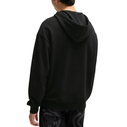 Hugo Blue Nalves Hoodie - 001 Black - Escape Menswear