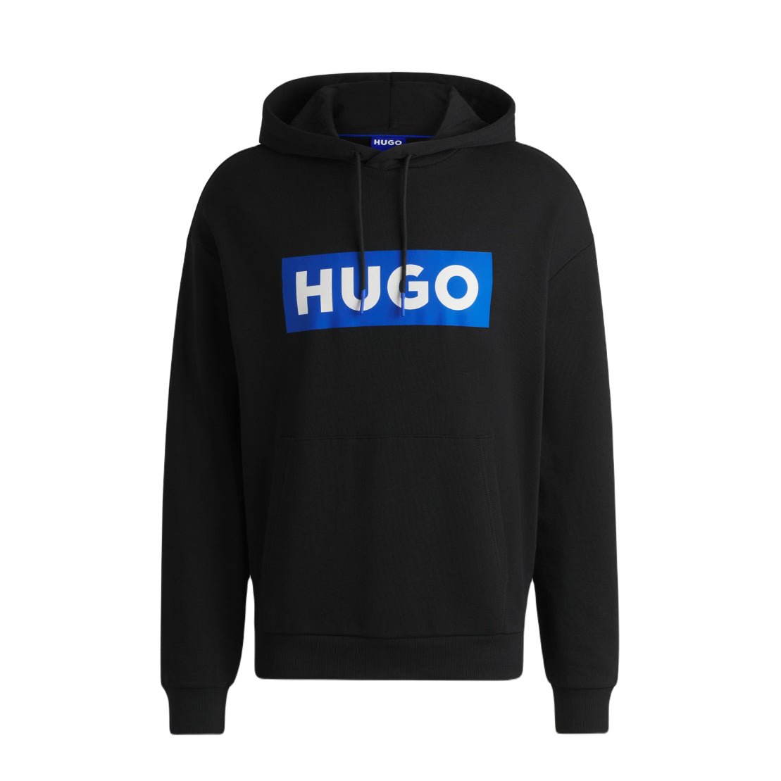 Hugo Blue Nalves Hoodie - 001 Black - Escape Menswear