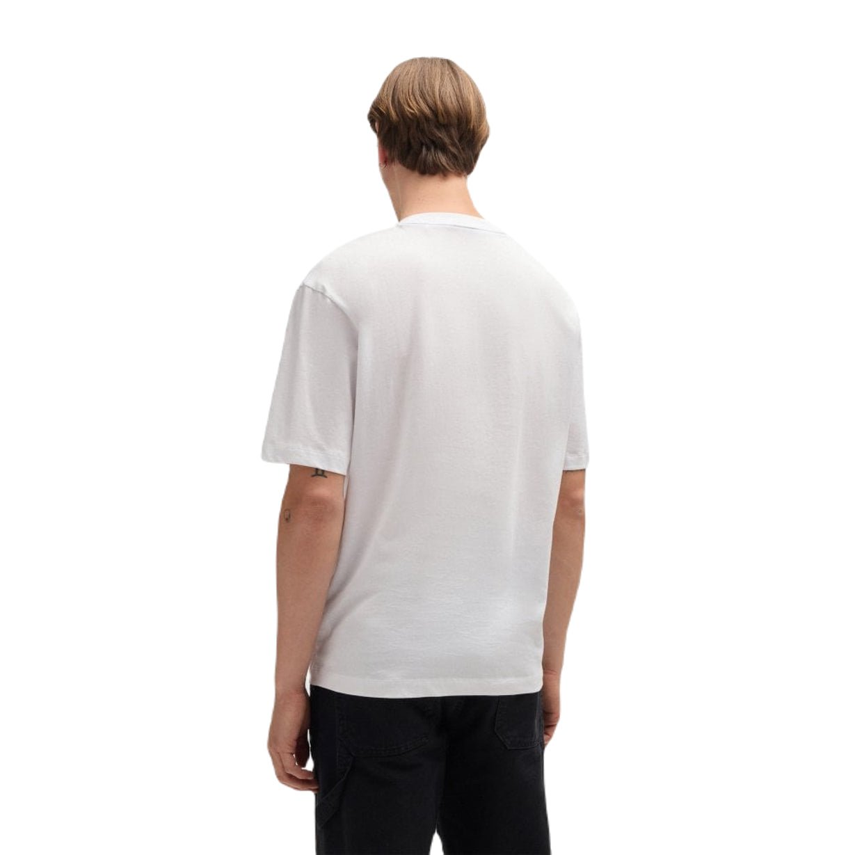 Hugo Blue Nestrolo T-Shirt - White - Escape Menswear