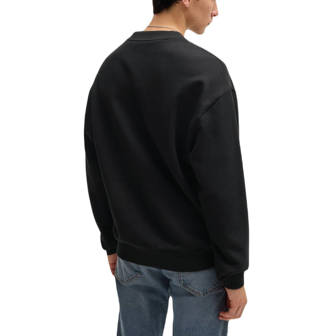 Hugo Blue Niero Sweatshirt - Black 001 - Escape Menswear