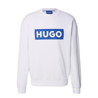 Hugo Blue Niero Sweatshirt - White 100 - Escape Menswear