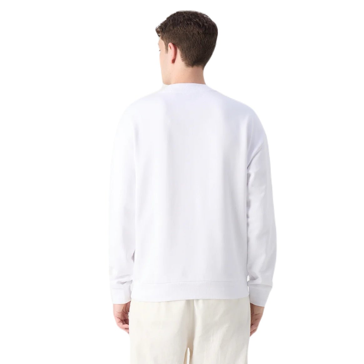 Hugo Blue Niero Sweatshirt - White 100 - Escape Menswear