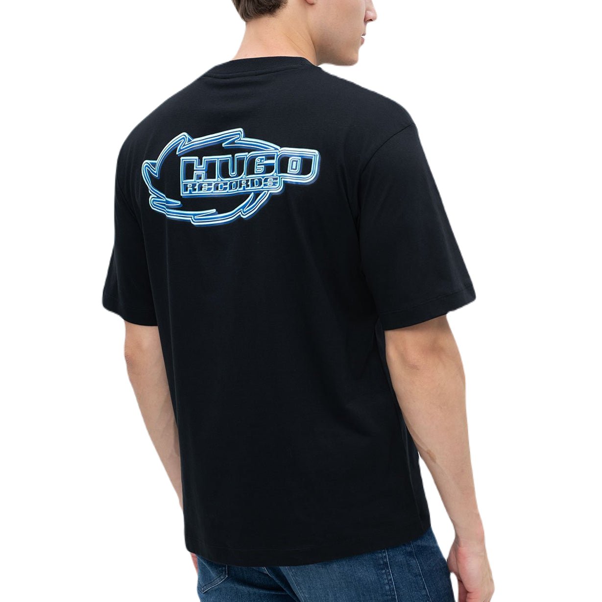 Hugo Blue Noaly T-Shirt - Black - Escape Menswear