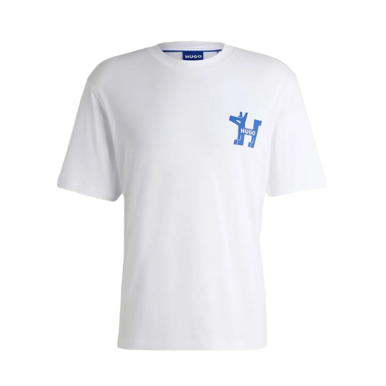 Hugo Blue Noladogg T-Shirt - White - Escape Menswear