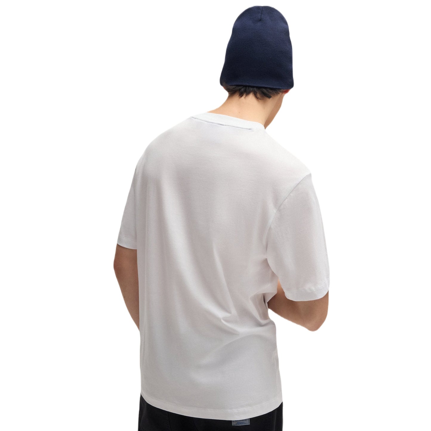 Hugo Blue Nugoclean T-Shirt - White - Escape Menswear