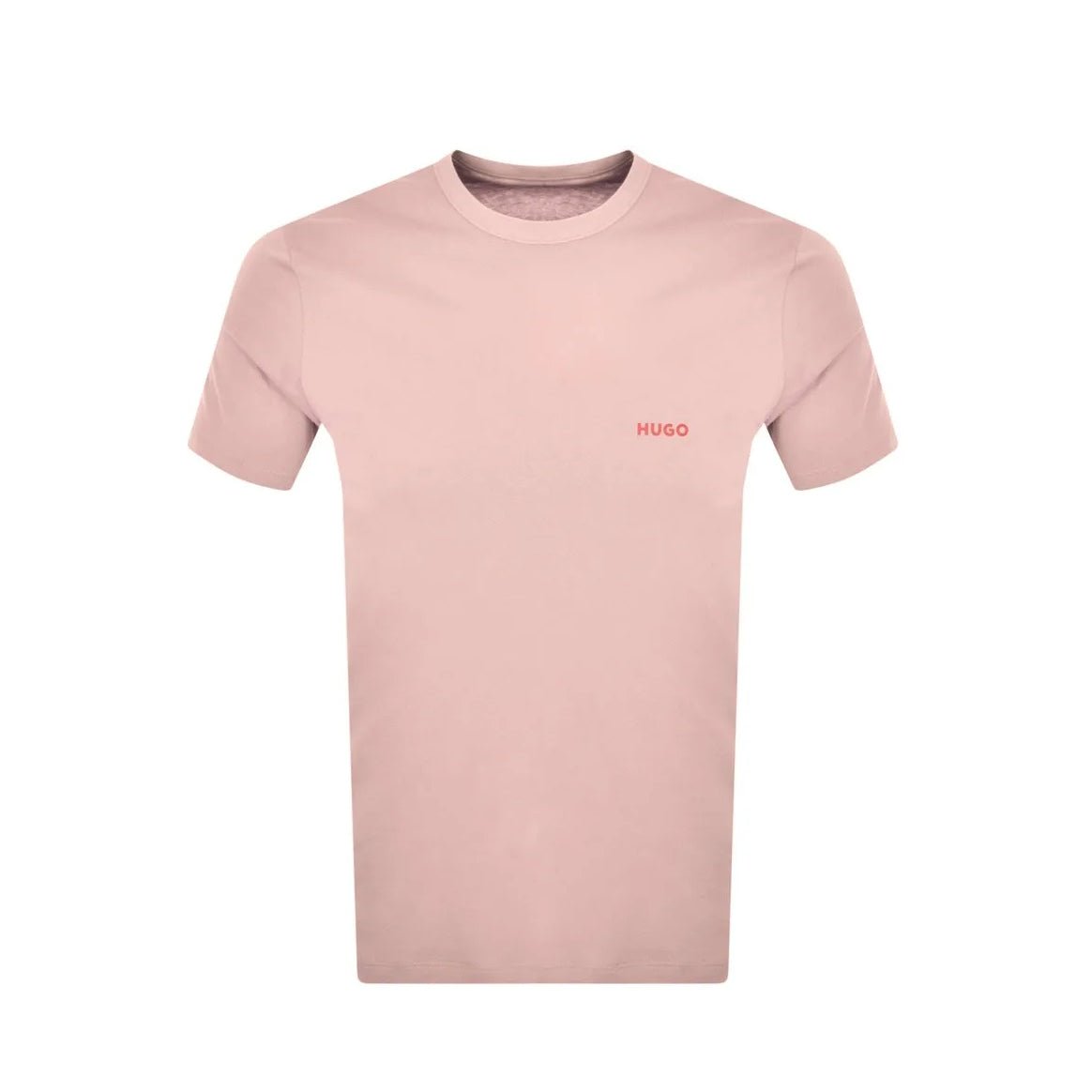 Hugo Crew Neck T - Shirt - Pink - Escape Menswear