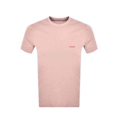 Hugo Crew Neck T - Shirt - Pink - Escape Menswear