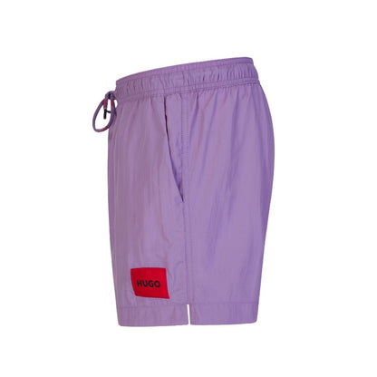 HUGO Dominica Swim Shorts - 564 Dark Lilac - Escape Menswear