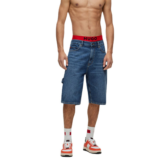 Hugo Hugo 453 Denim Short - 433 Blue - Escape Menswear